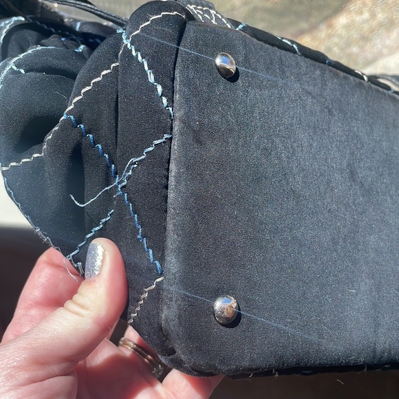 Vera Bradley Black Microfiber Backpack - Picture 5 of 7